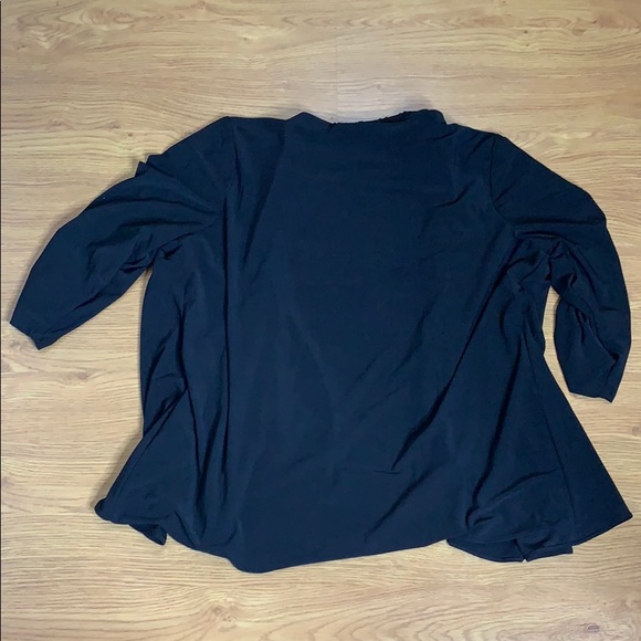 Chelsea Suite Black Soft Cardigan Size XL Dressy - Picture 5 of 5